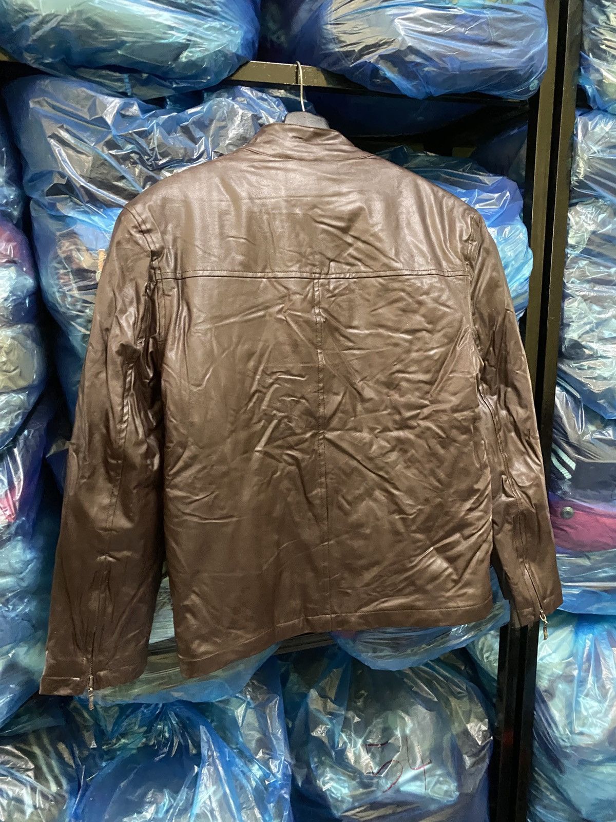 Leather Vintage Poldon Classic Brown Leather Jacket Retro Outerwear Size US M / EU 48-50 / 2 - 13 Thumbnail