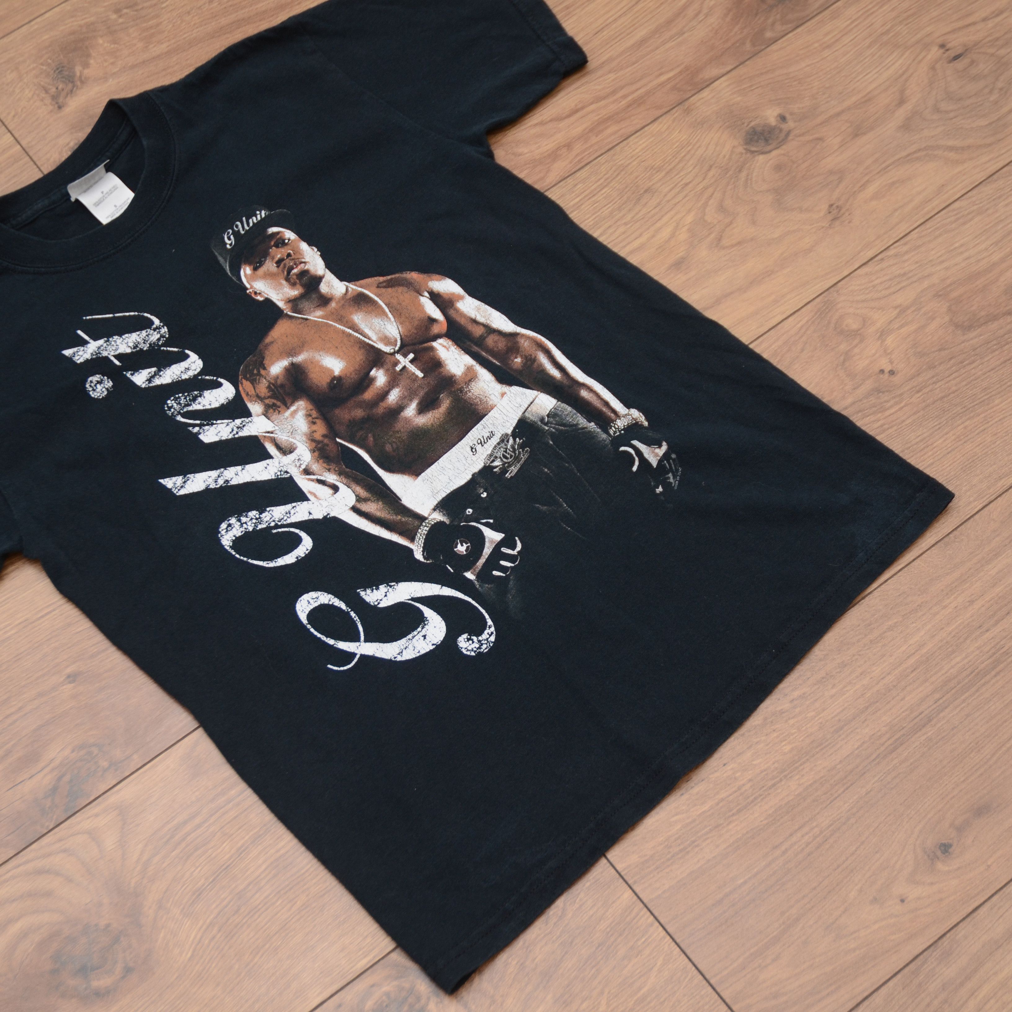 Band Tees Vintage 2005 50 Cent Tour T-Shirt Size S Double Sided World Size US S / EU 44-46 / 1 - 11 Thumbnail