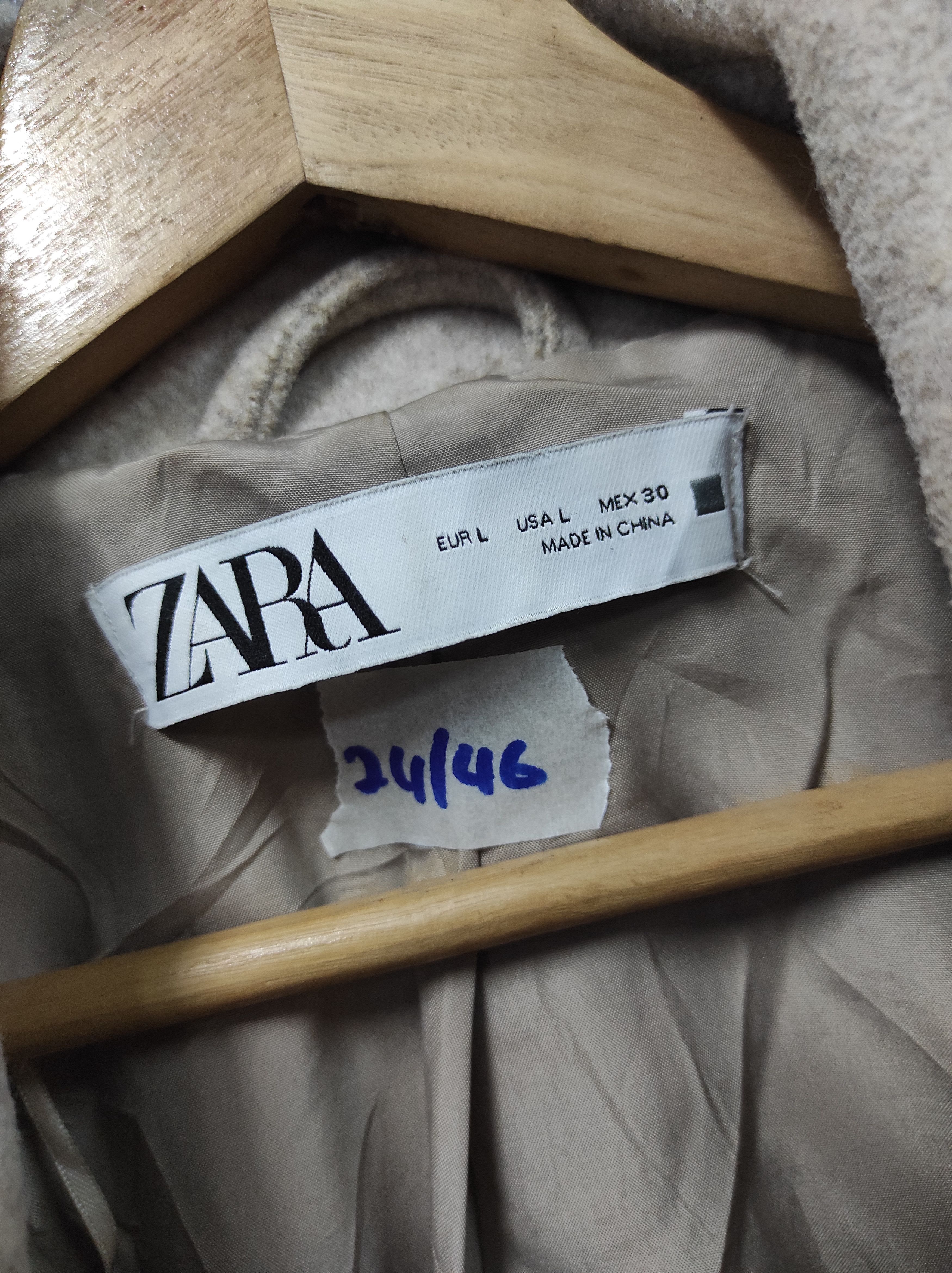 Japanese Brand × Zara ZARA DOUBLE BREASTED OVERSIZED COAT OVERCOAT LONG JACKET Size L / US 10 / IT 46 - 5 Thumbnail
