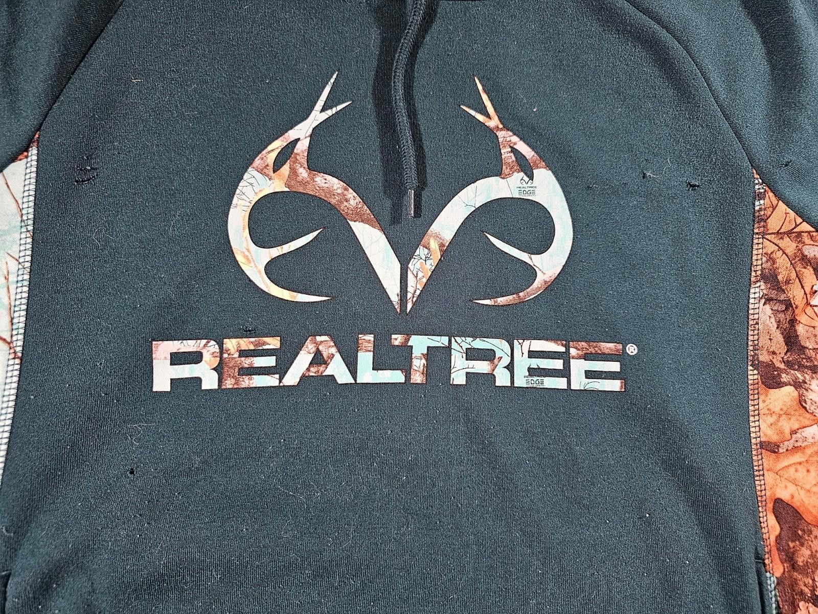 Realtree Realtree Hoodie Mens S Blue Green Camo Sweatshirt Outdoor Size US S / EU 44-46 / 1 - 2 Thumbnail