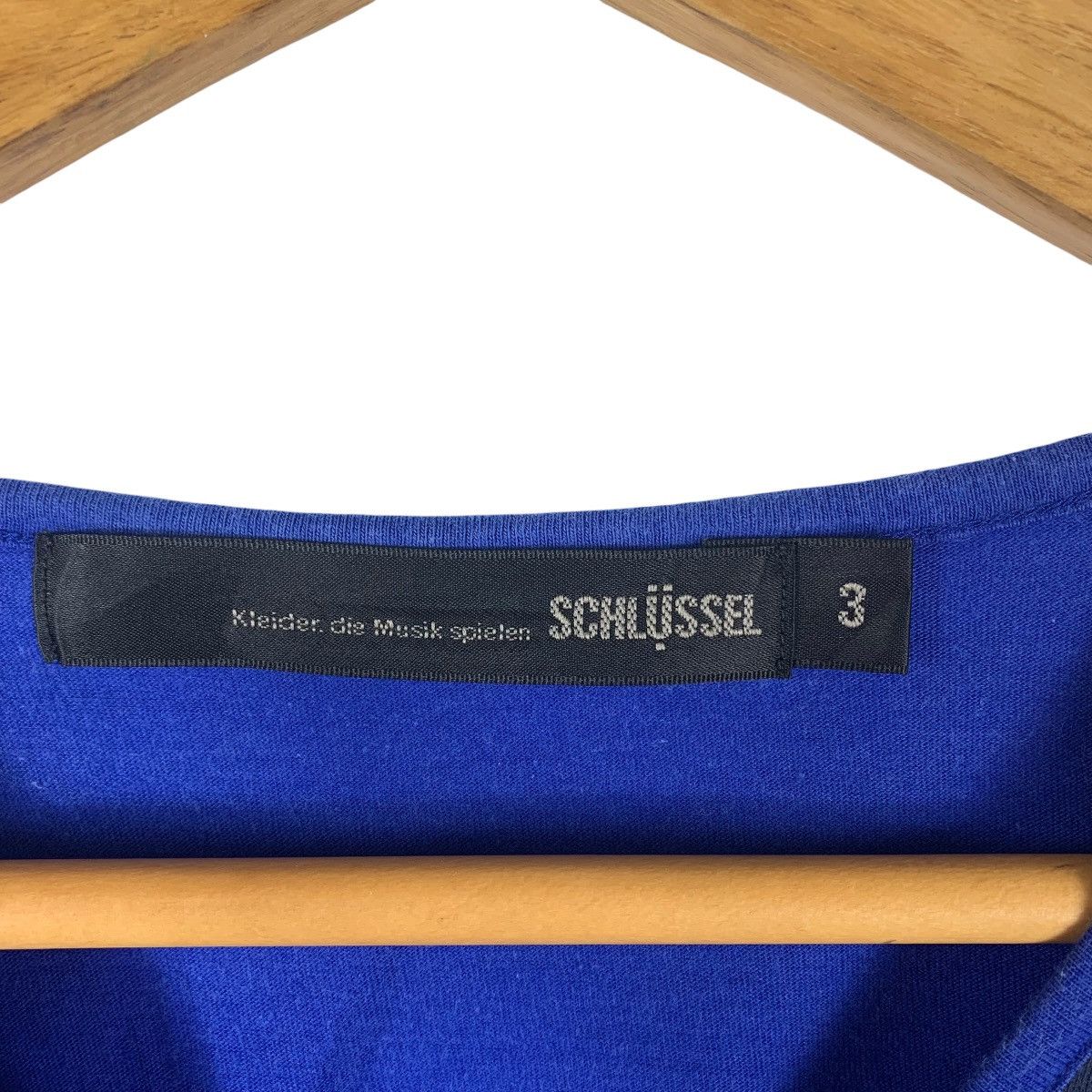 Designer × Japanese Brand SCHLUSSEL Japanesebrand v neck tee Size US S / EU 44-46 / 1 - 3 Thumbnail