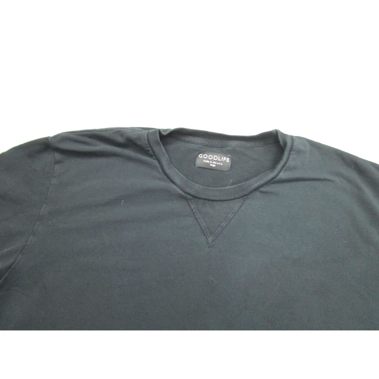 Vintage Goodlife Sweatshirt Mens Large Black Crewneck Pullover Made USA Stretch Knit Size US L / EU 52-54 / 3 - 3 Thumbnail