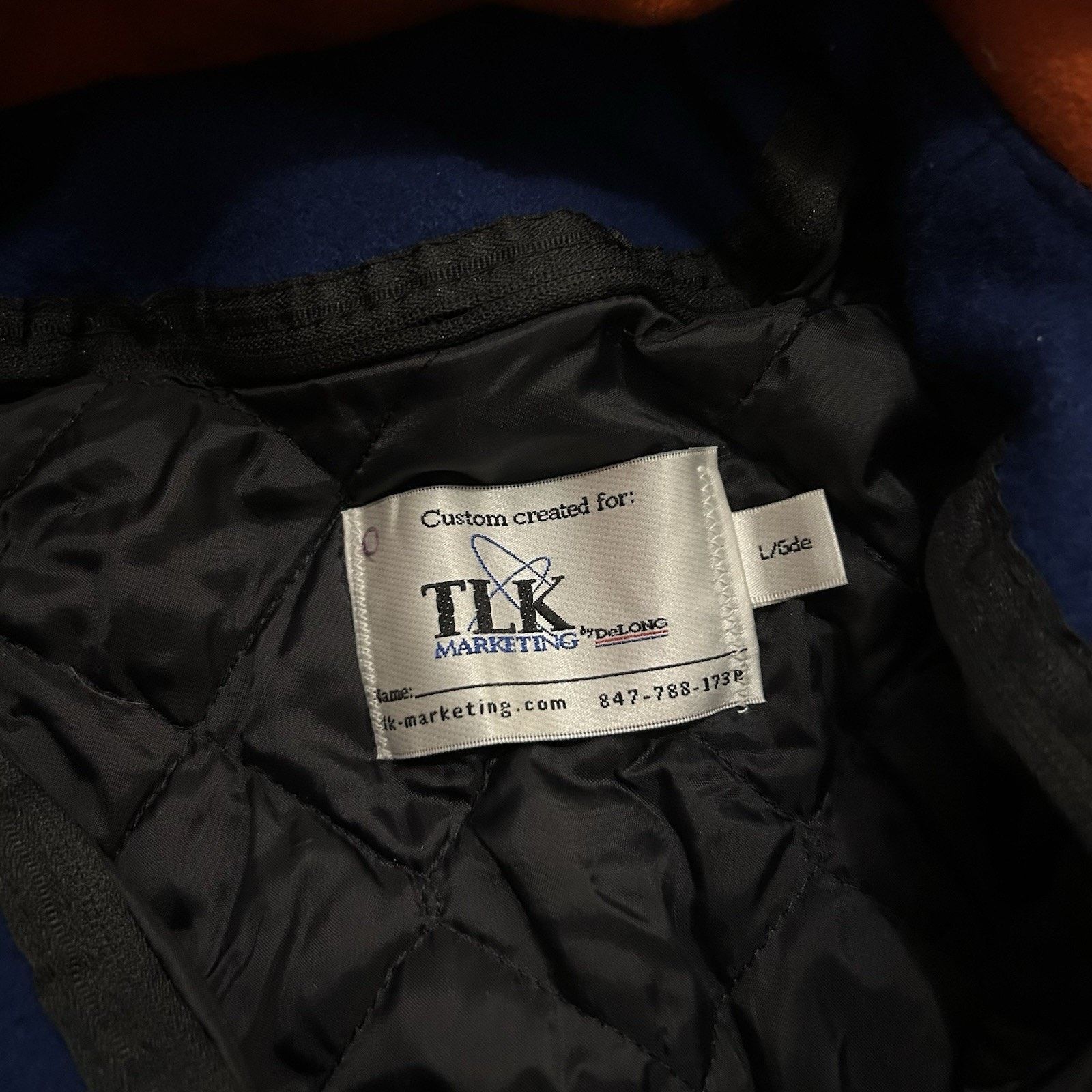 Delong × Vintage Wool Leather Trim Hooded Varsity Bomber Hoffman Jacket Large Size US L / EU 52-54 / 3 - 3 Thumbnail