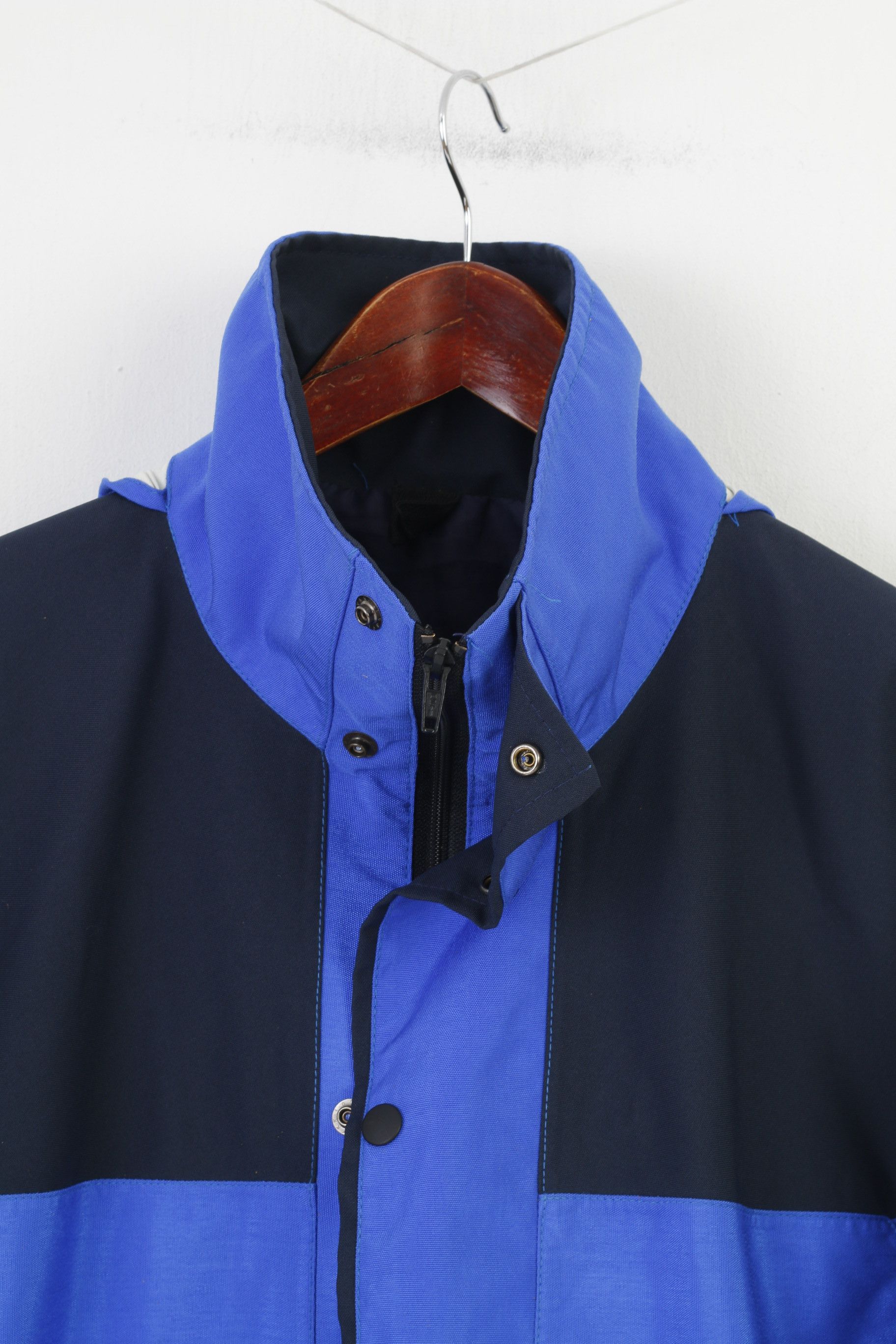 Goretex Gore-Tex Men XS Jacket Blue Full Zipper Hood Waterproof 0044 Size US XS / EU 42 / 0 - 2 Thumbnail