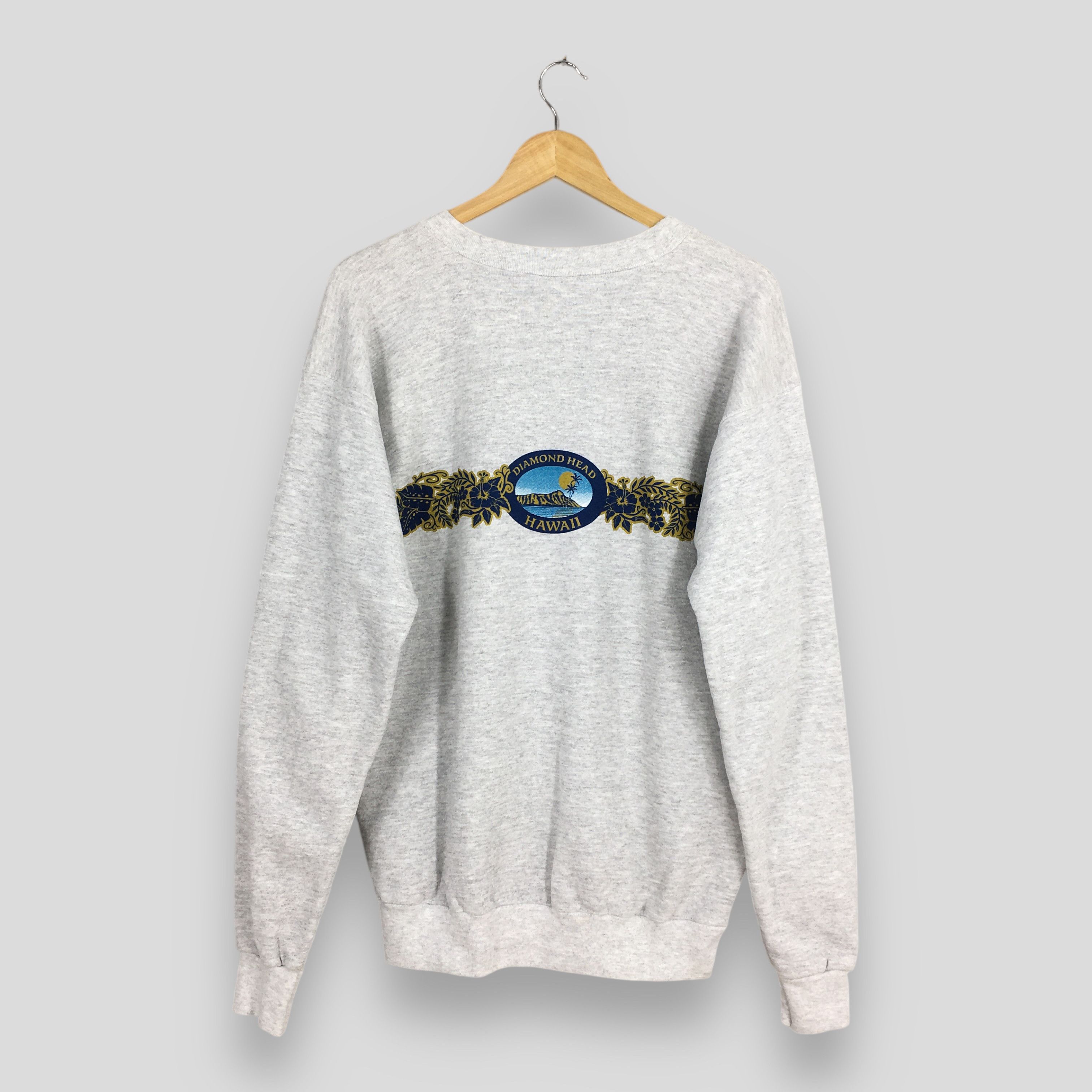 Diamond Head × Tultex Vintage Diamond Head Hawaii Gray Sweatshirt Small Size US S / EU 44-46 / 1 - 6 Thumbnail