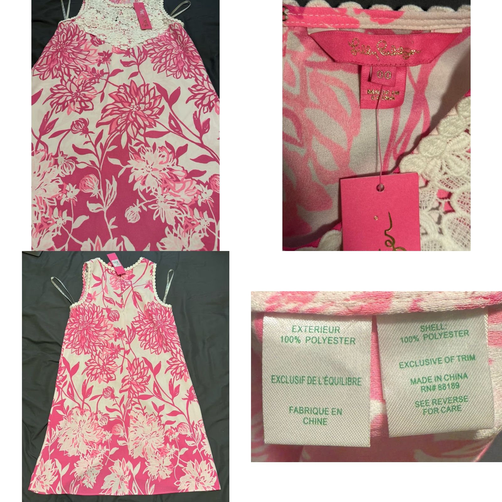Lilly Pulitzer Lilly Pulitzer Dress Sz 00 White Resort NWT Nala Soft Shift Retail 78 Size XXS / US 00 / IT 34 - 8 Thumbnail