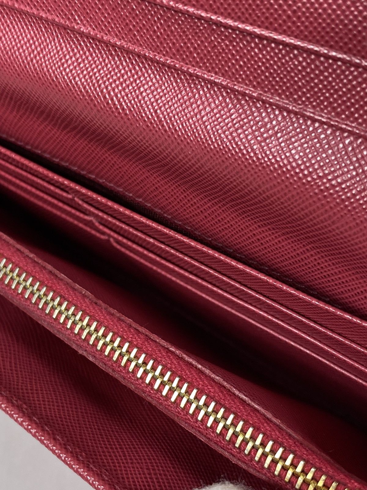 Prada Prada Saffiano Metal Long Wallet Size ONE SIZE - 10 Thumbnail