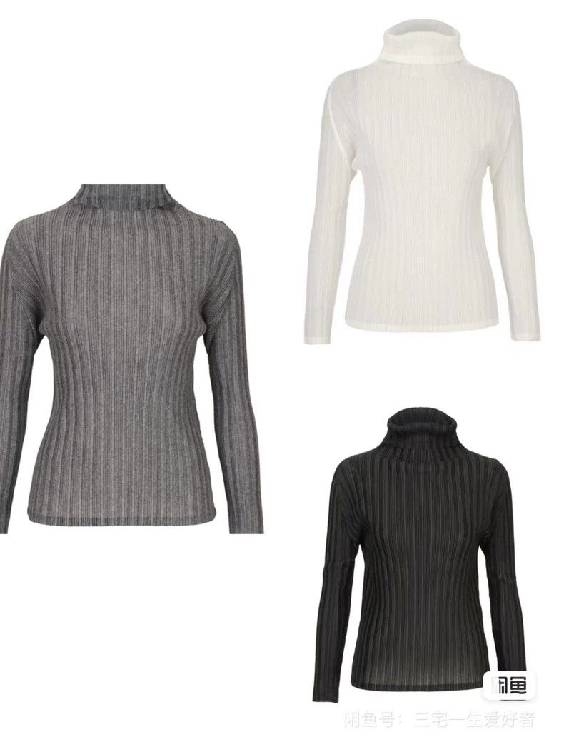 Issey Miyake issey miyake size:3 Pleated high collar and long sleeves Size XXS / US 00 / IT 34 - 2 Thumbnail