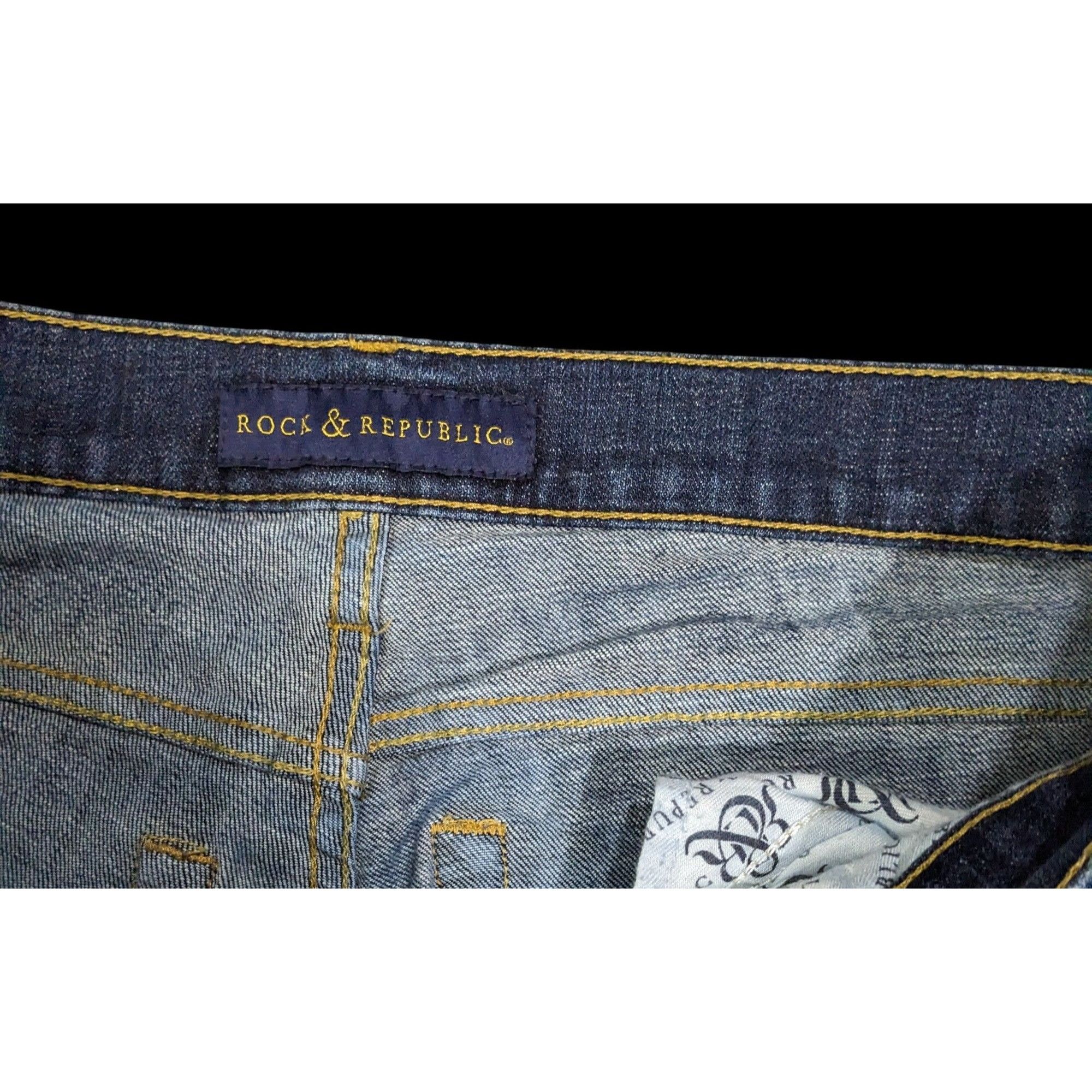 Rock & Republic Trendy Kasandra Jeans by Rock & Republic Size 34" / US 12 / IT 48 - 3 Thumbnail