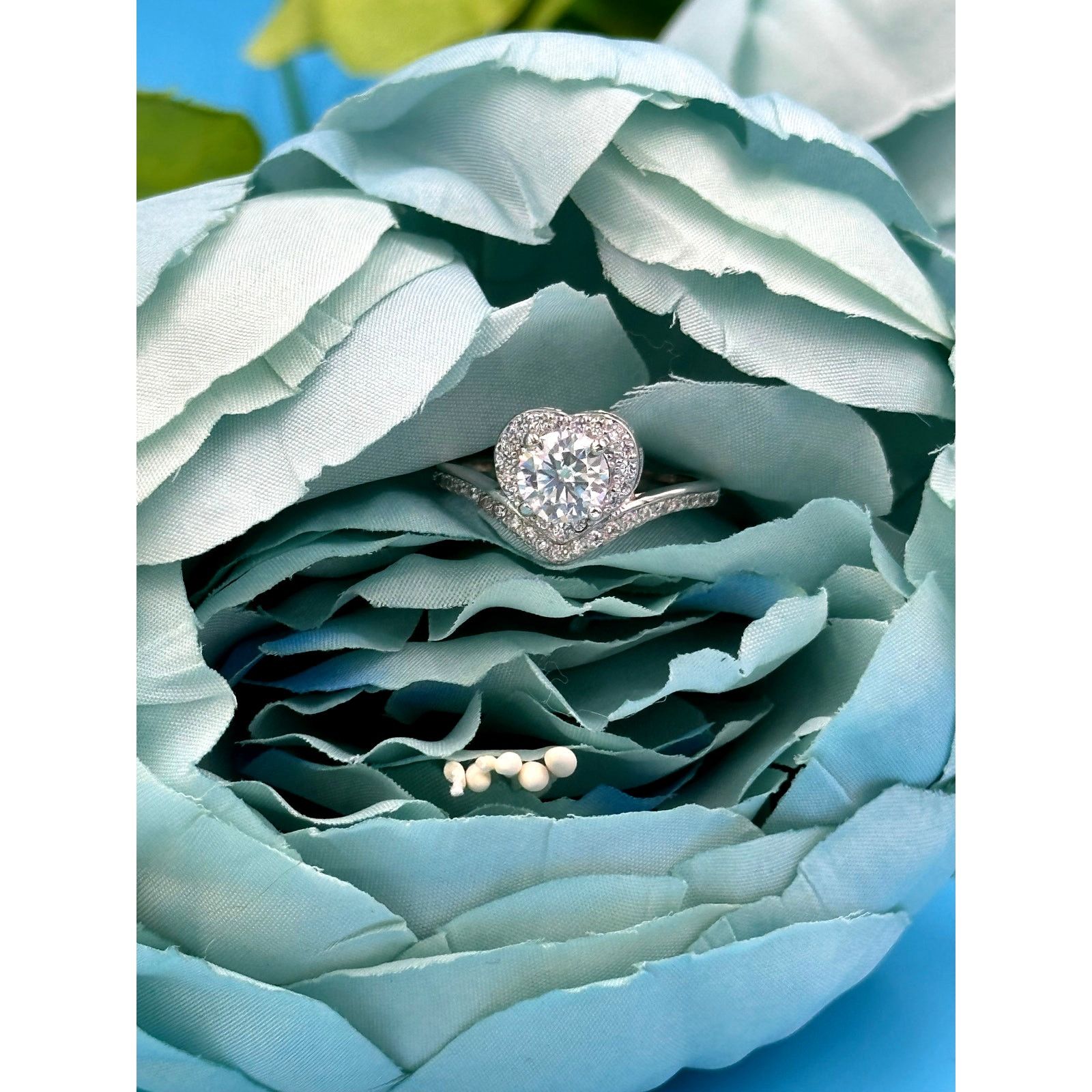 Other 1 carat Moissanite Heart Shaped Cut Ring 8 Size ONE SIZE - 19 Thumbnail