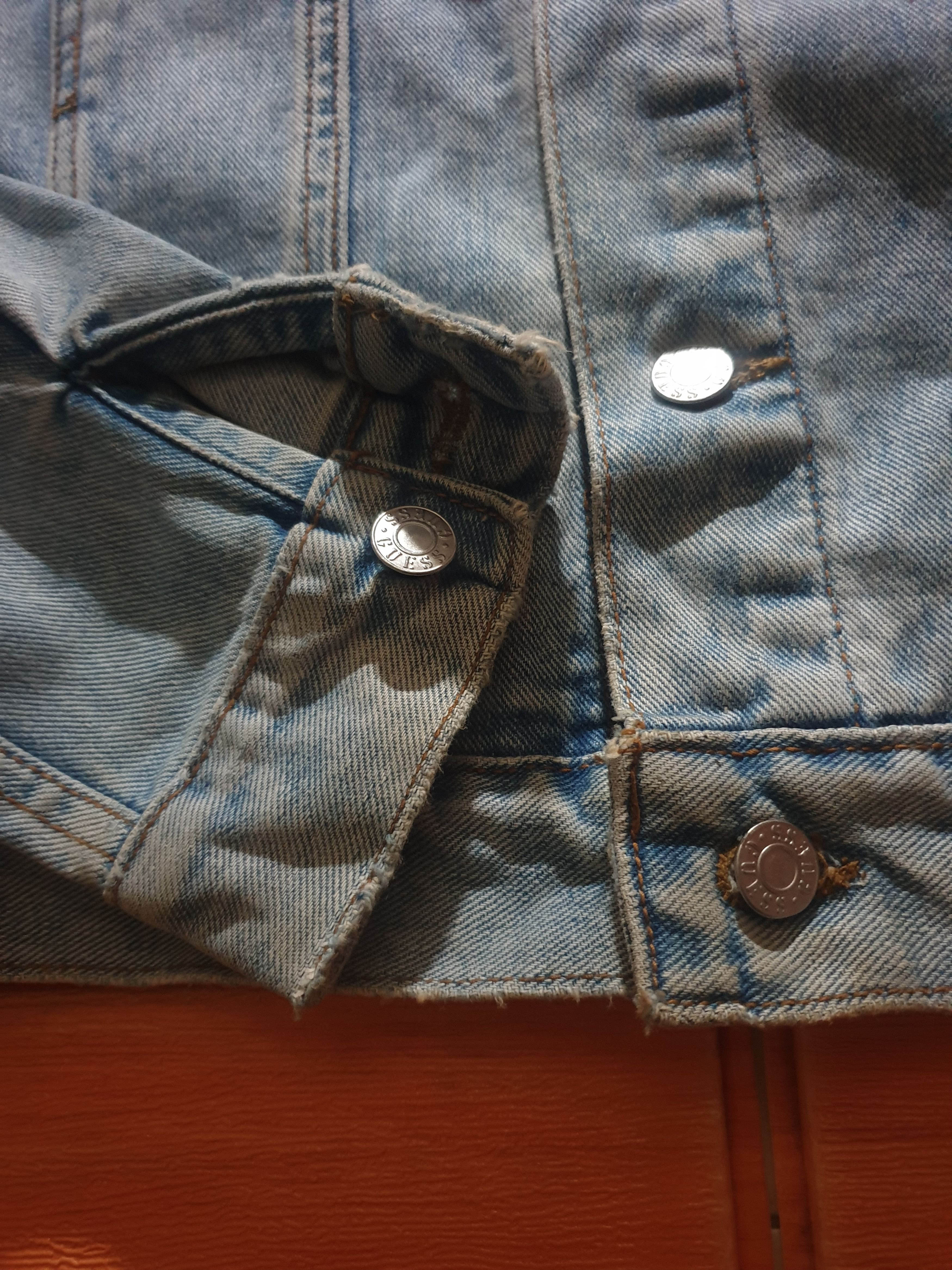 Guess 💥Vintage guess Made in USA acid wash Jacket Size US L / EU 52-54 / 3 - 5 Thumbnail