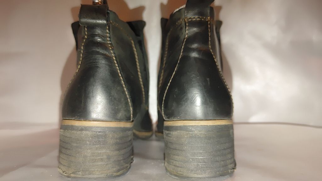 Kork-Ease Korks by Korks-Ease Tea Leather Ankle Booties Size 6M Size US 8 / IT 38 - 7 Thumbnail