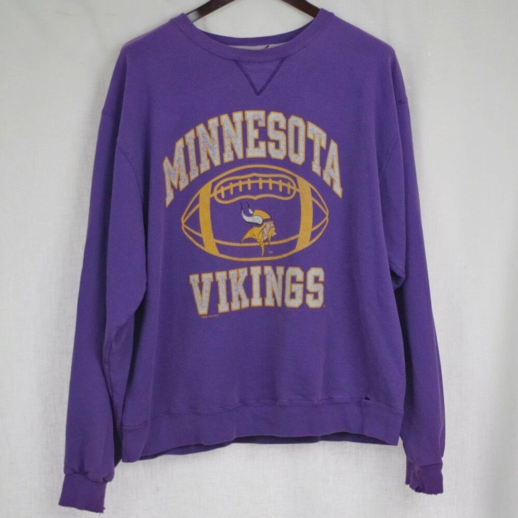 Champion 90's Distressed Minnesota Vikings Champion Sweatshirt XL Size US XL / EU 56 / 4 - 1 Thumbnail