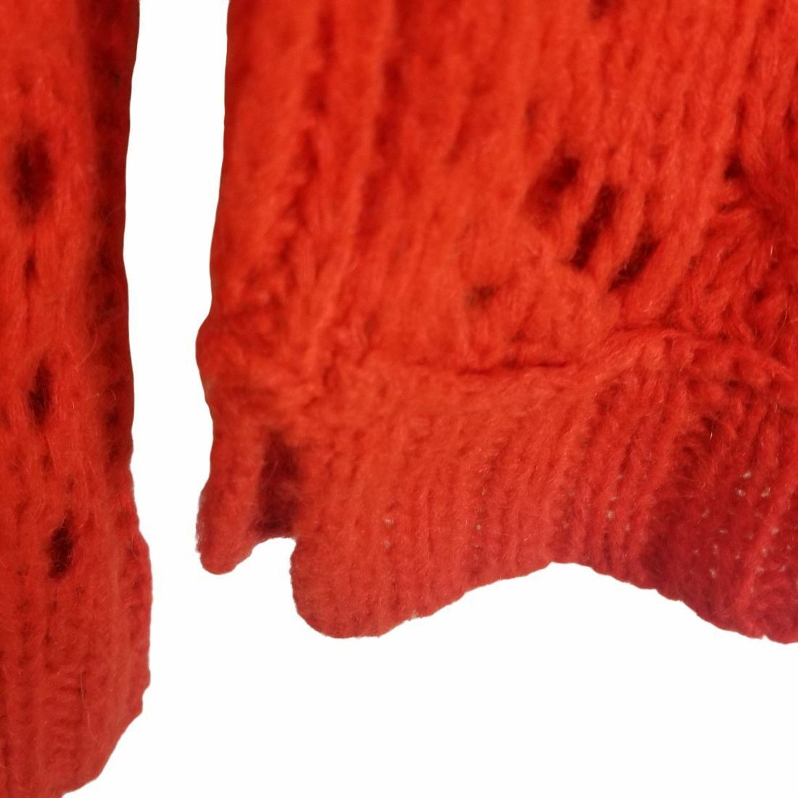 Free People Free People Womens Open Cable Knit Wool Mohair Sweater Boho Size S / US 4 / IT 40 - 10 Thumbnail