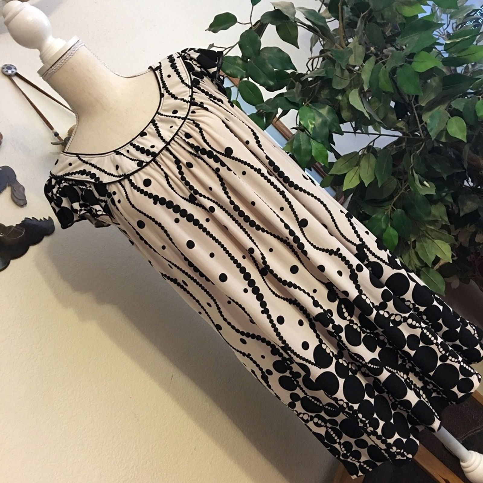 Other Newport black and white polka dot tunic top 1X Size XL / US 12-14 / IT 48-50 - 1 Thumbnail