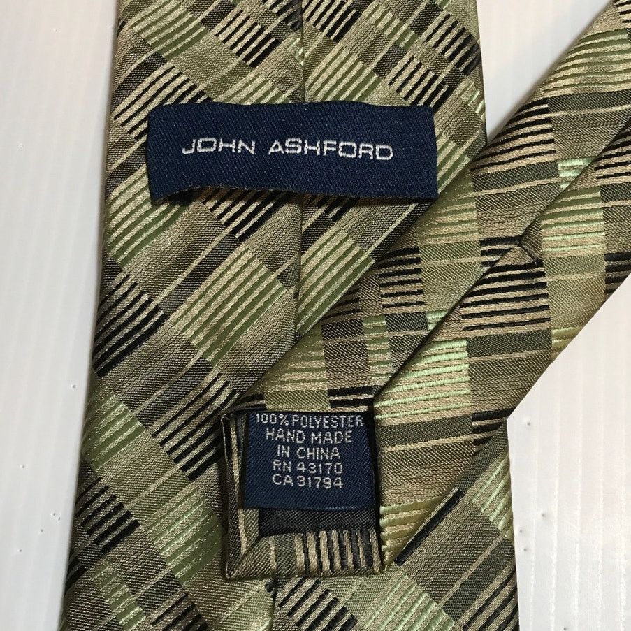 John Ashford John Ashford Geometric Classic Wide Necktie Size ONE SIZE - 3 Thumbnail