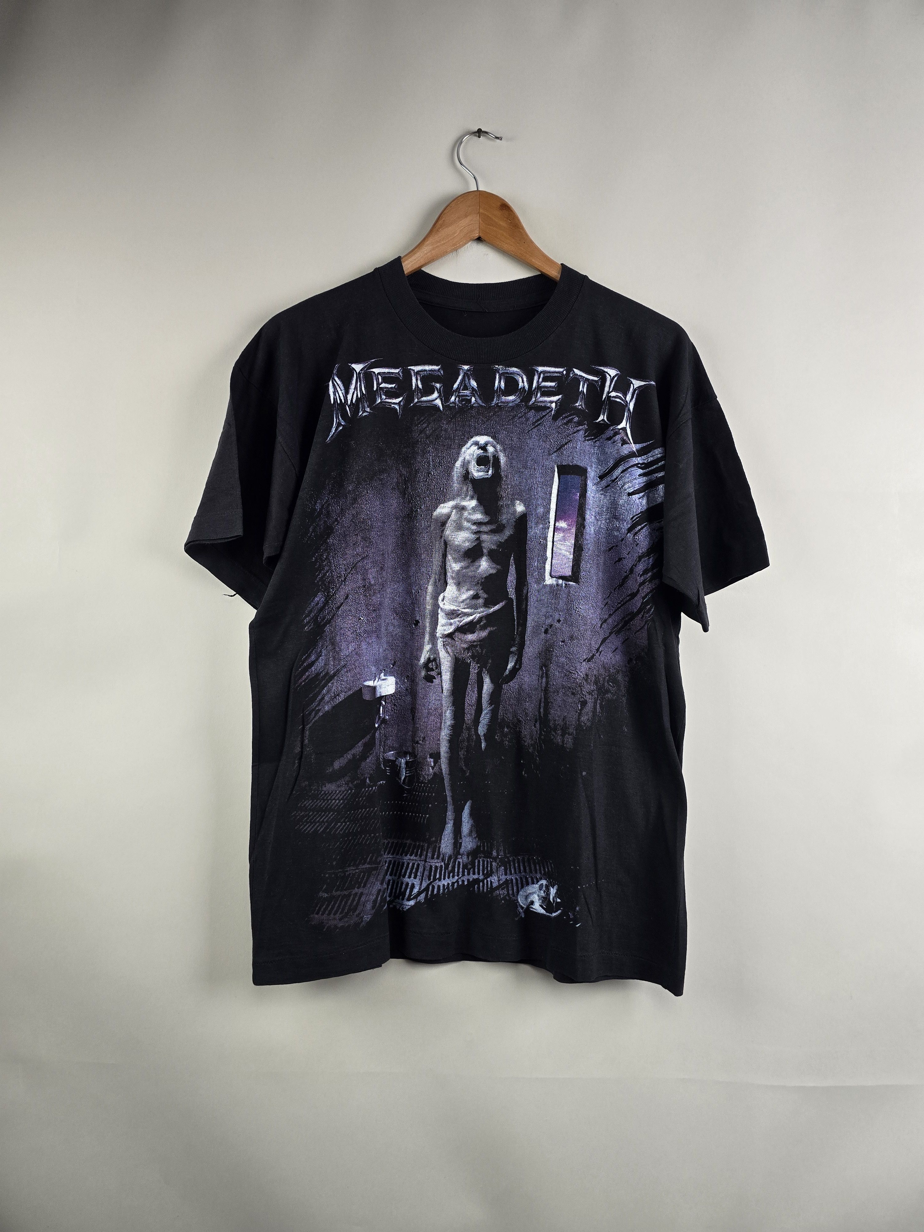 Band Tees × Megadeth × Vintage 90s Megadeth Monsters Of Rock L 21.5" 27.5" Size US L / EU 52-54 / 3 - 8 Thumbnail