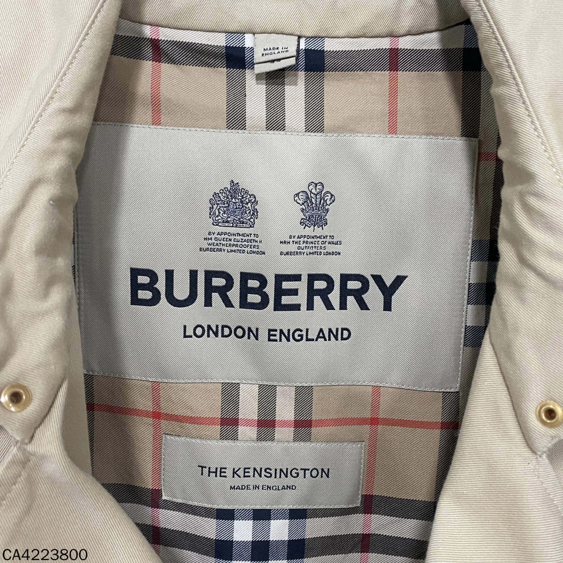 Burberry Burberry Khaki Kensington Check Trench Coat 44 Size US S / EU 44-46 / 1 - 4 Thumbnail