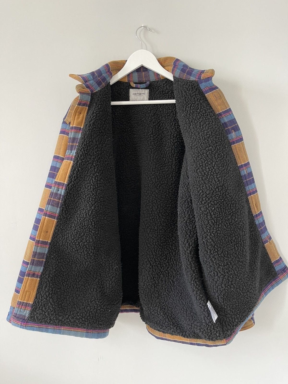 Carhartt Wip Carhartt WIP Flannel Sherpa Lined Daron Shirt Jacket Size US M / EU 48-50 / 2 - 13 Thumbnail
