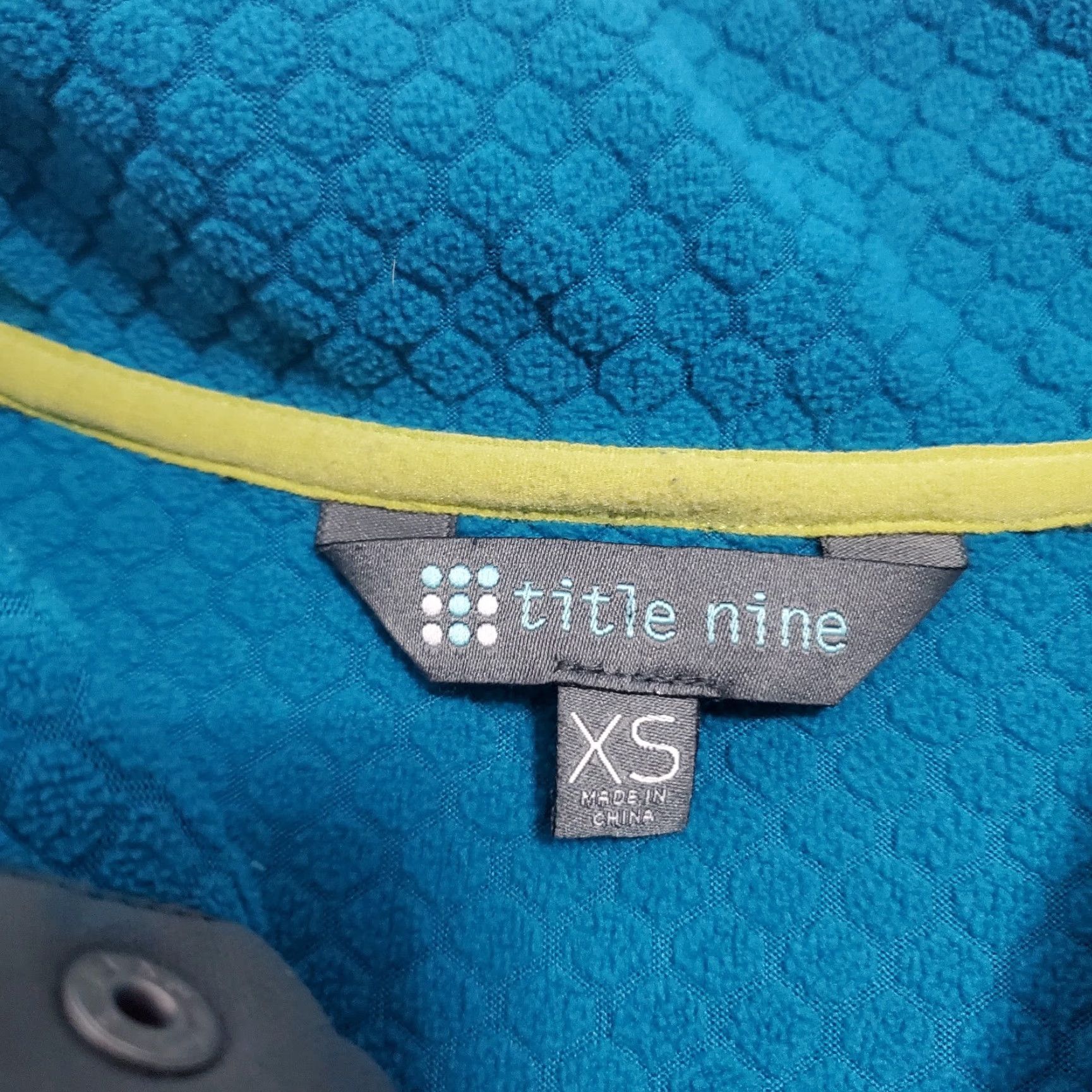 Vintage VINTAGE Title Nine Women Jacket XS Dark Teal Zip Pockets Pullover Outdoor Size XS / US 0-2 / IT 36-38 - 3 Thumbnail