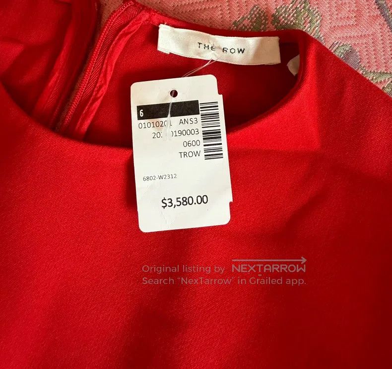 The Row The Row size 6 Red dress Size M / US 6-8 / IT 42-44 - 2 Thumbnail