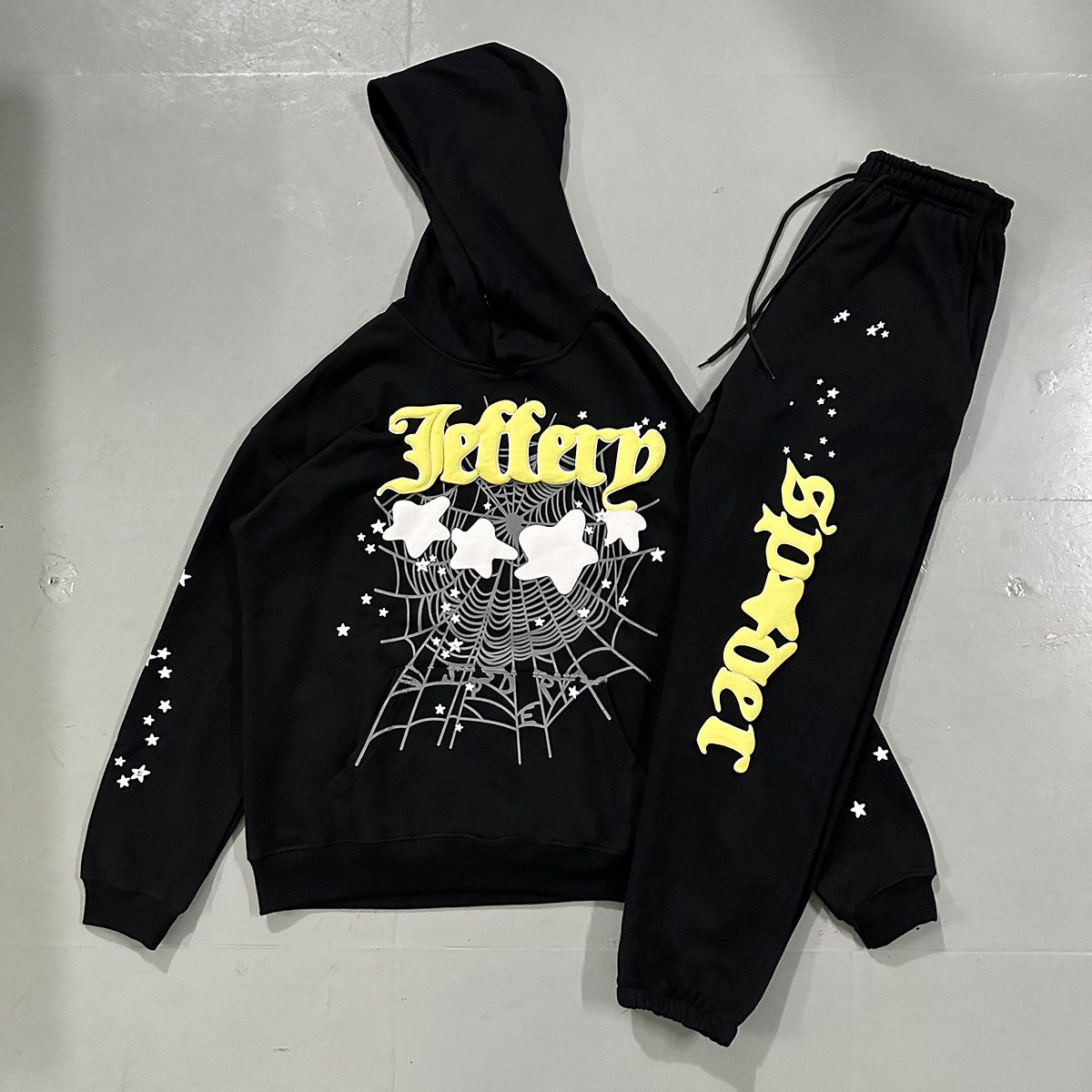 Other Sp5der Jeffery Hoodie 'Black' | Grailed