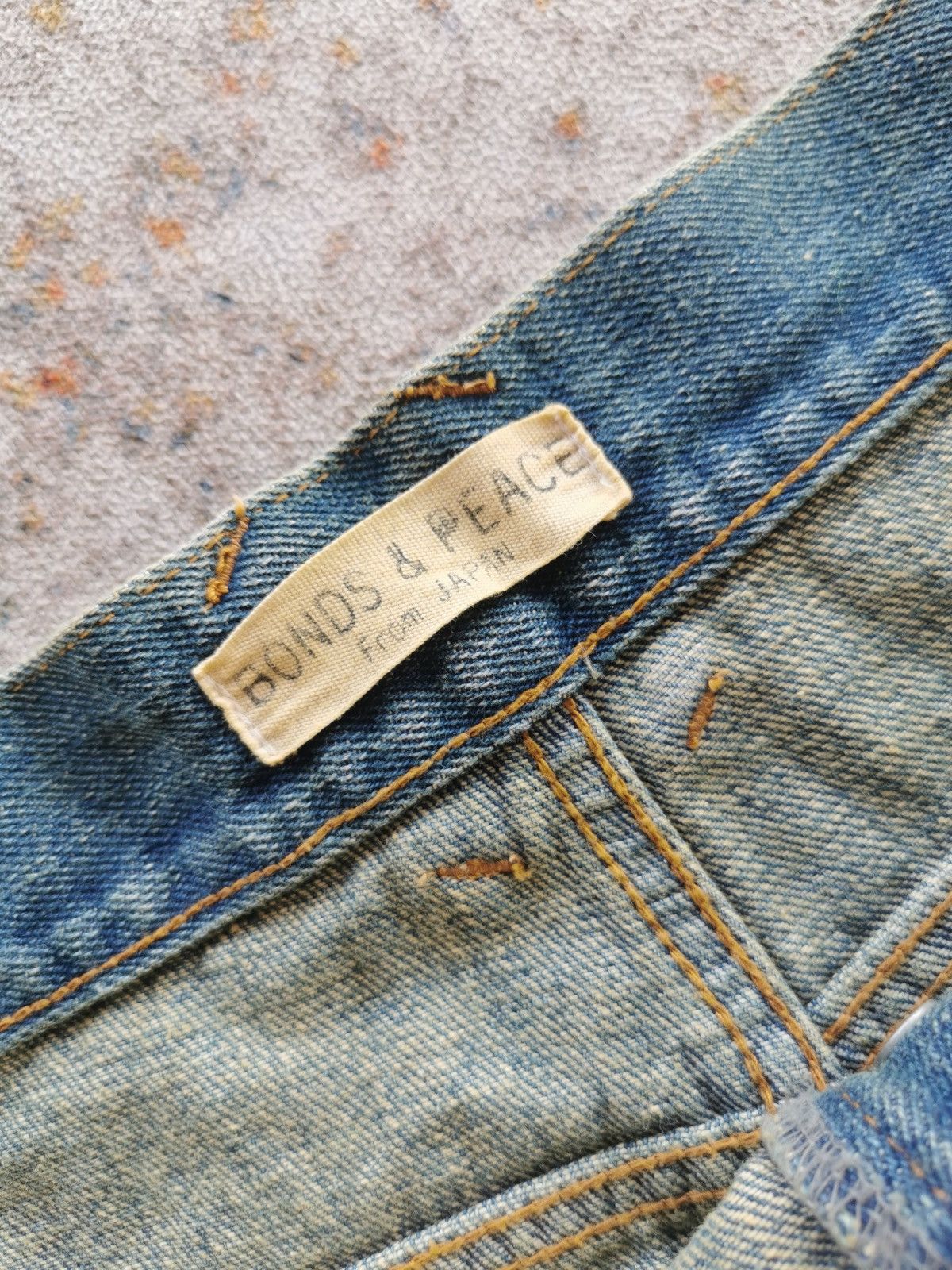 Japanese Brand Bond And Peace Show Button Jeans Size US 32 / EU 48 - 12 Thumbnail