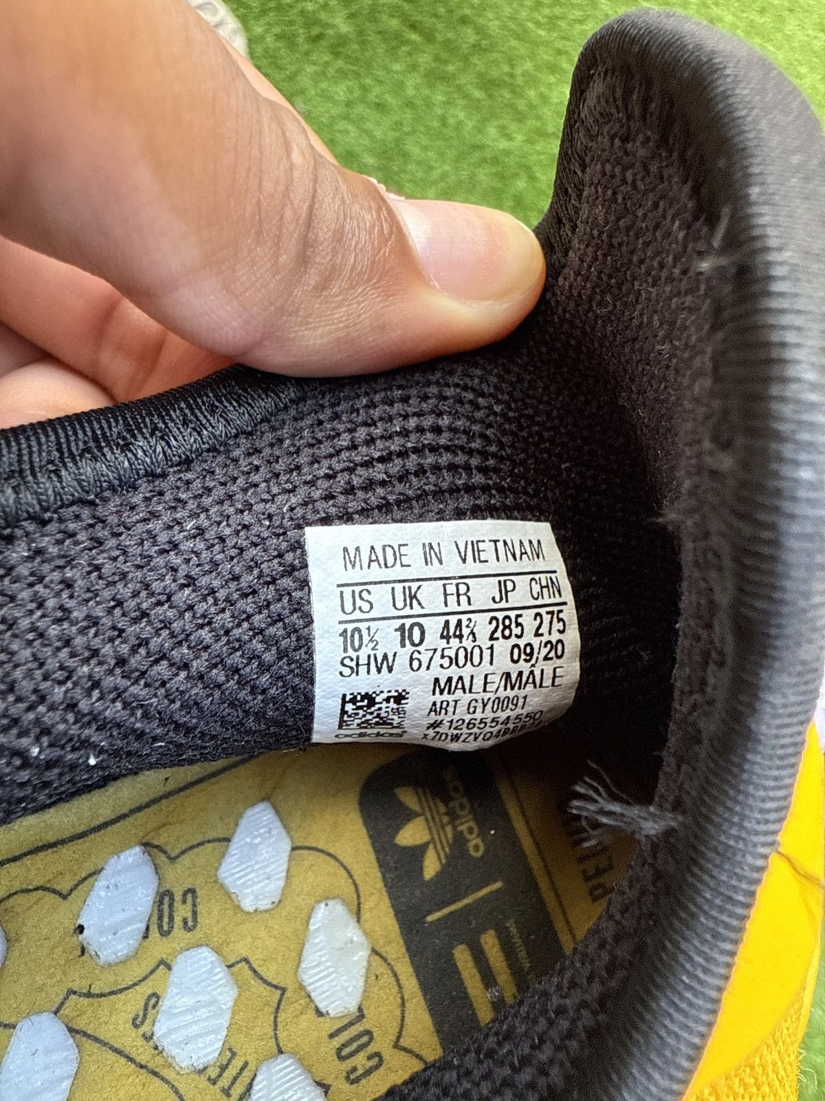 Human Made Pharrell x NMD Human Race “Yellow” Size US 10.5 / EU 43-44 - 6 Thumbnail