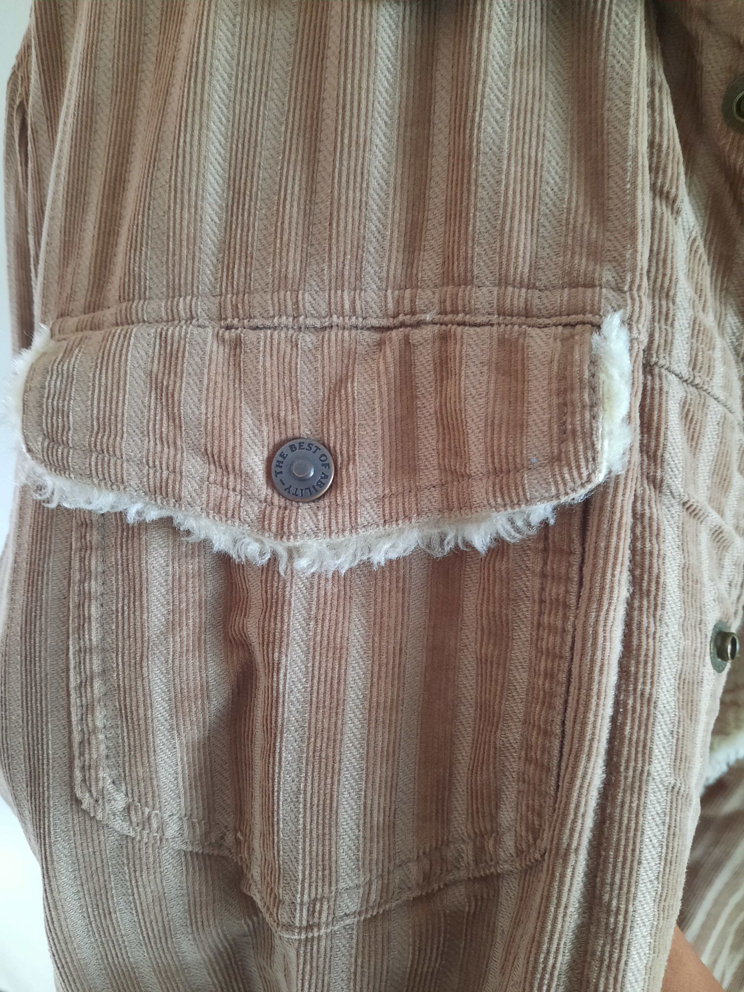Japanese Brand Kansai Jeans Fur Corduroy Jacket Size US XL / EU 56 / 4 - 5 Thumbnail