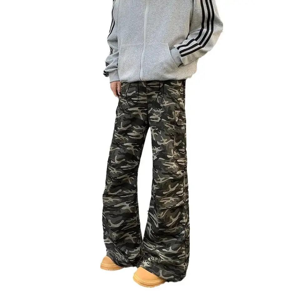 Japanese Brand Retro hip-hop loose camouflage casual jeans Size US 32 / EU 48 - 5 Thumbnail