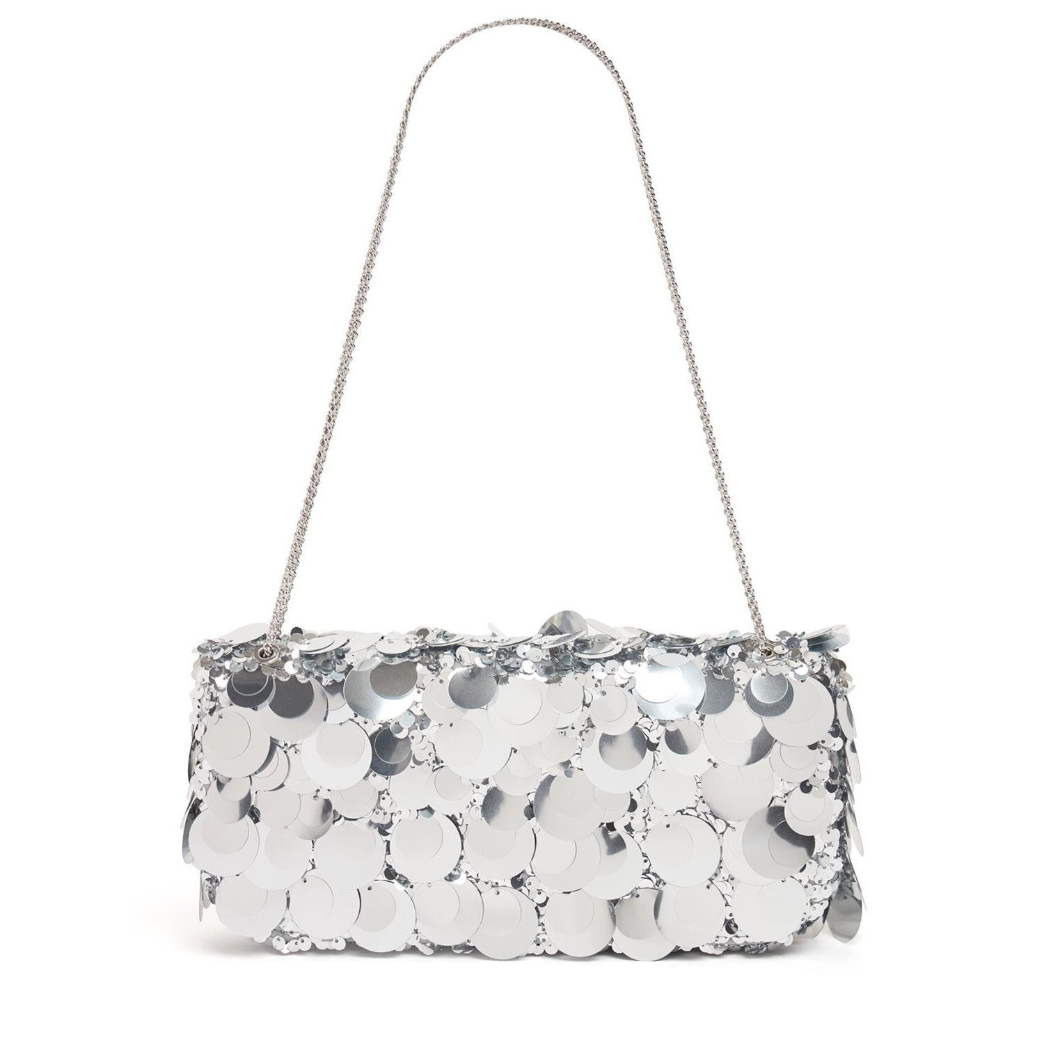 Paco Rabanne RABANNE Silver Sequined shoulder bag New And Authentic Size ONE SIZE - 1 Thumbnail