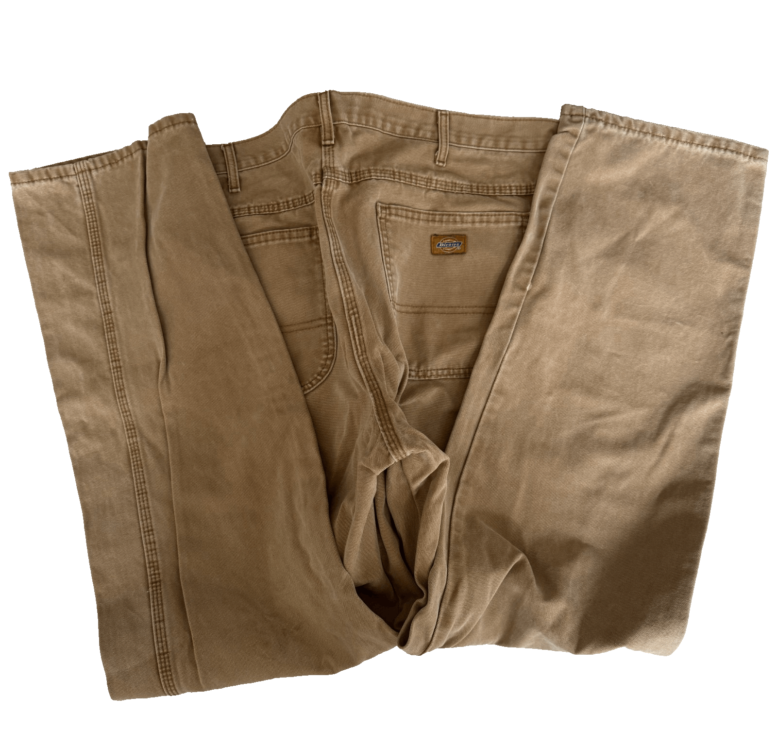 Dickies Dickies Mens 38x34 Relaxed Fit Work Pants Brown Cotton Util Size US 38 / EU 54 - 1 Thumbnail