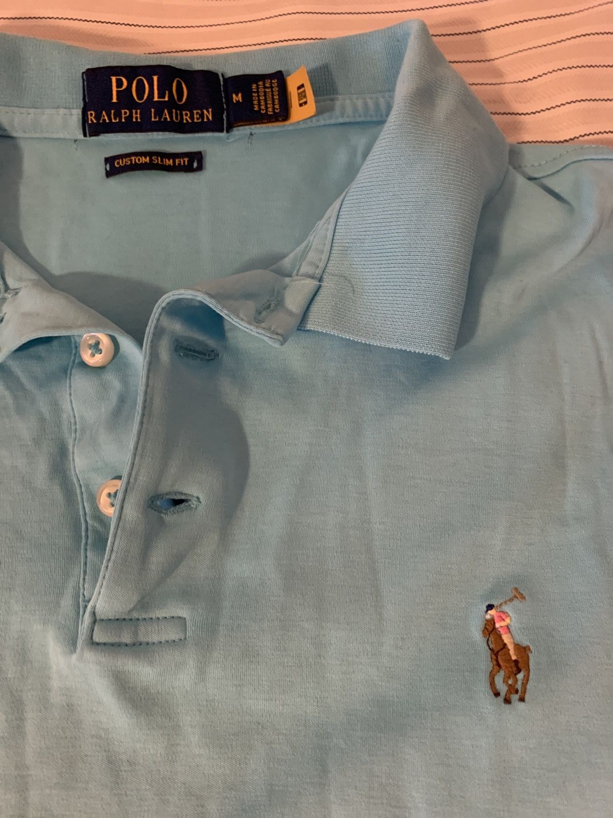 Polo Ralph Lauren Polo Ralph Lauren Polo Tee Size US M / EU 48-50 / 2 - 2 Thumbnail