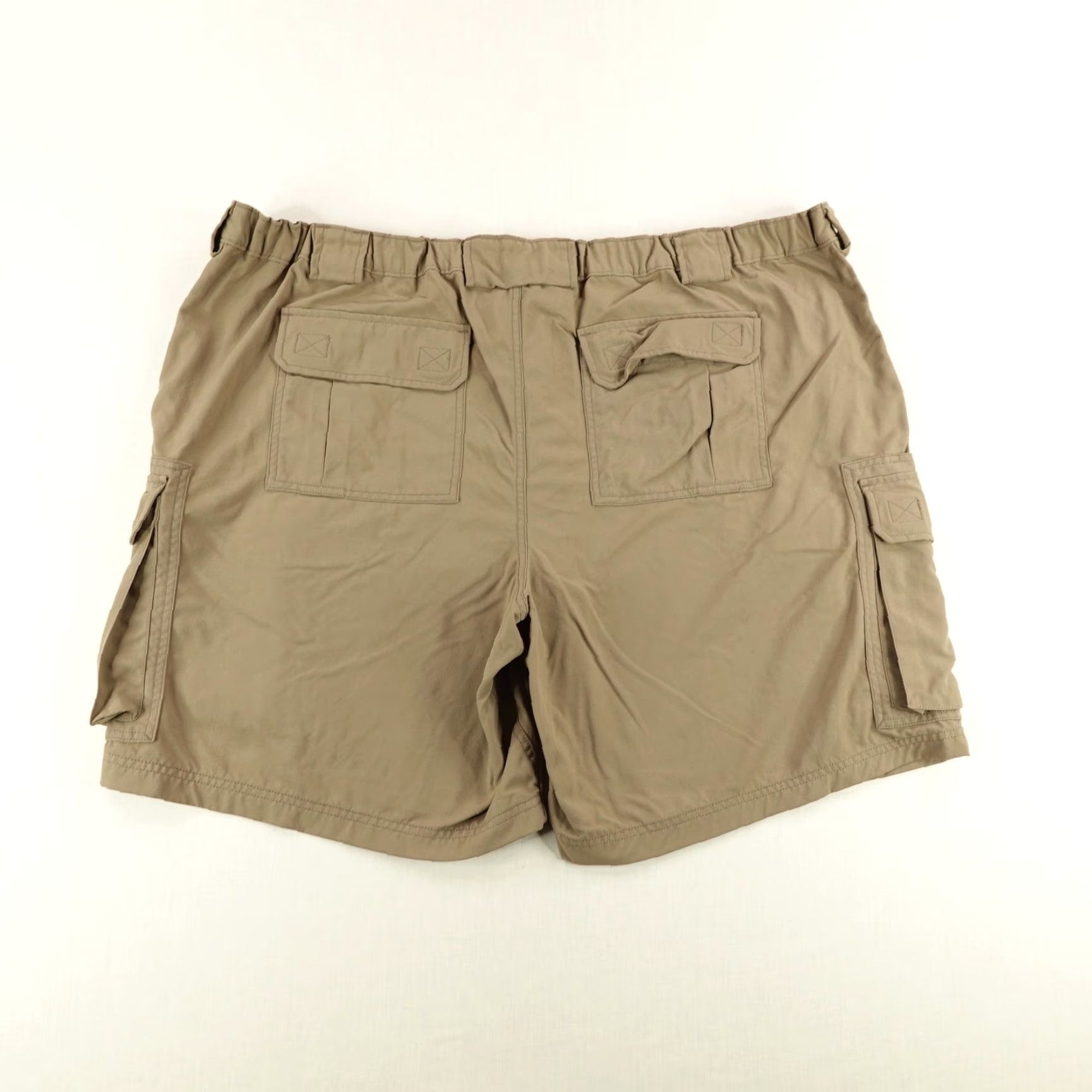 Duluth Trading Company Duluth Trading Co Cargo Shorts 3XL Beige Nylon Utility Outdoor Hiking Mens Size US 39 - 5 Thumbnail