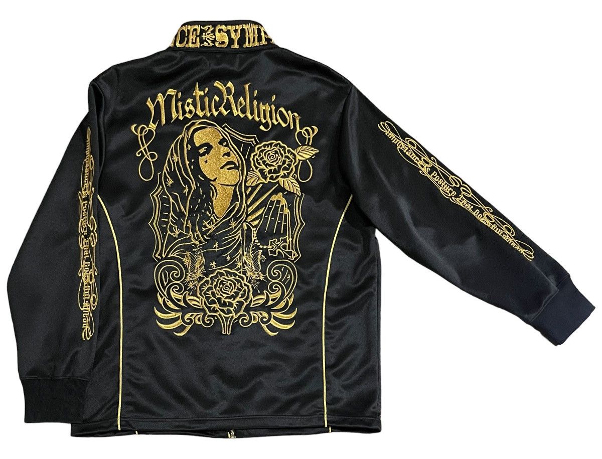 Affliction × Japanese Brand × Vintage CDS Jeans Embroidered Track Jacket Size US XL / EU 56 / 4 - 1 Thumbnail
