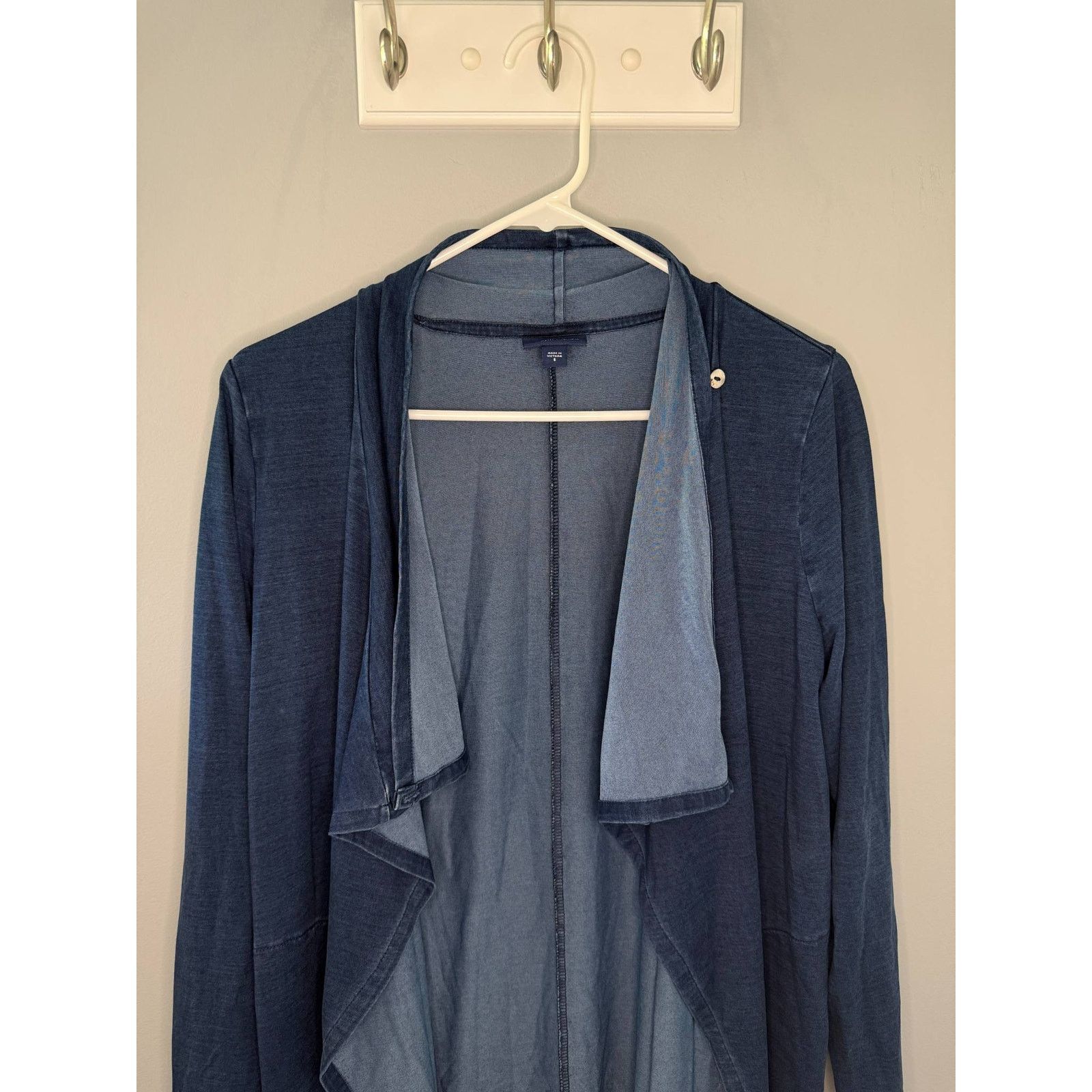Other Pure Jill Indigo Denim Cardigan Sweater Blue Women's Size S Size S / US 4 / IT 40 - 3 Thumbnail