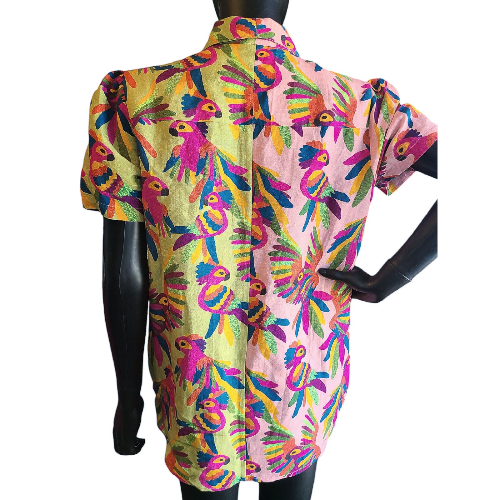 Farm Rio Farm Rio Anthropologie Printed Surf Shirt Size Medium Size M / US 6-8 / IT 42-44 - 9 Thumbnail