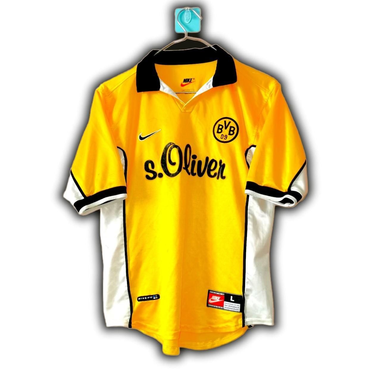 Nike Borussia dortmund Germany 1998 1999 2000 Home Jersey BVB Size US XS / EU 42 / 0 - 1 Thumbnail