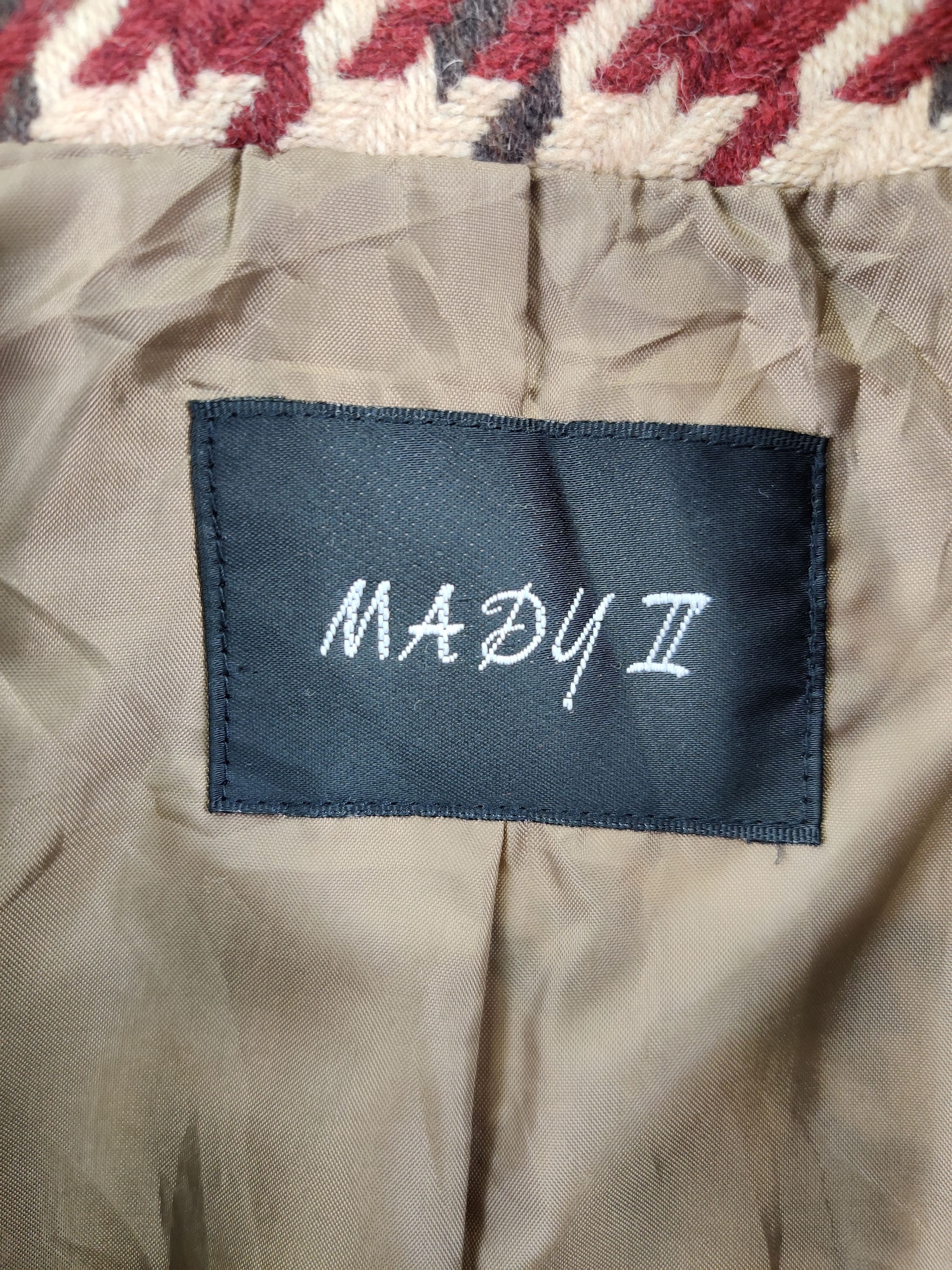 Japanese Brand Vintage Mady II Houndstooth Long Coat Jacket Size US M / EU 48-50 / 2 - 11 Thumbnail