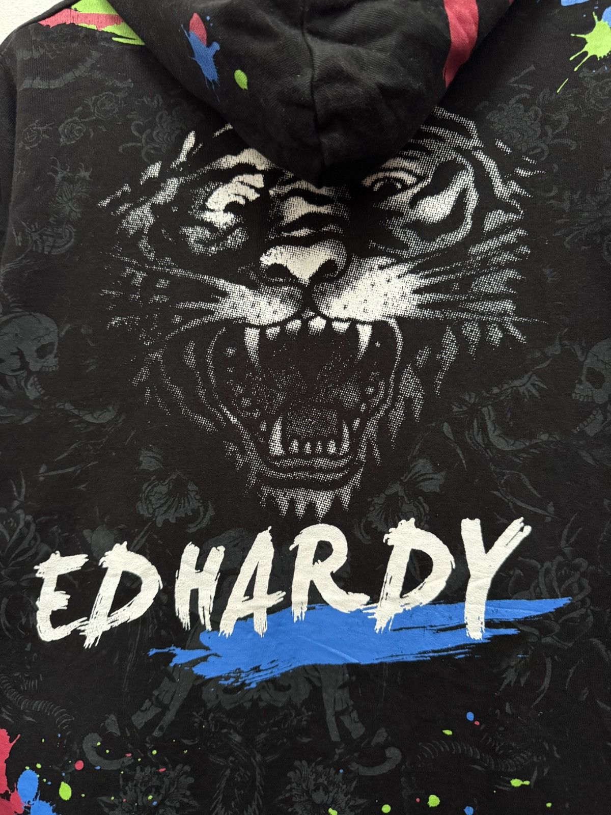 Christian Audigier × Ed Hardy Ed Hardy full print zip up hoodie Size US M / EU 48-50 / 2 - 5 Thumbnail
