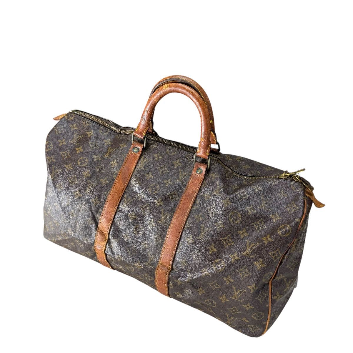 Louis Vuitton 🔥80s LOUIS VUITTON 1988 MONOGRAM KEEPAL 45 HANDBAG Size ONE SIZE - 6 Thumbnail