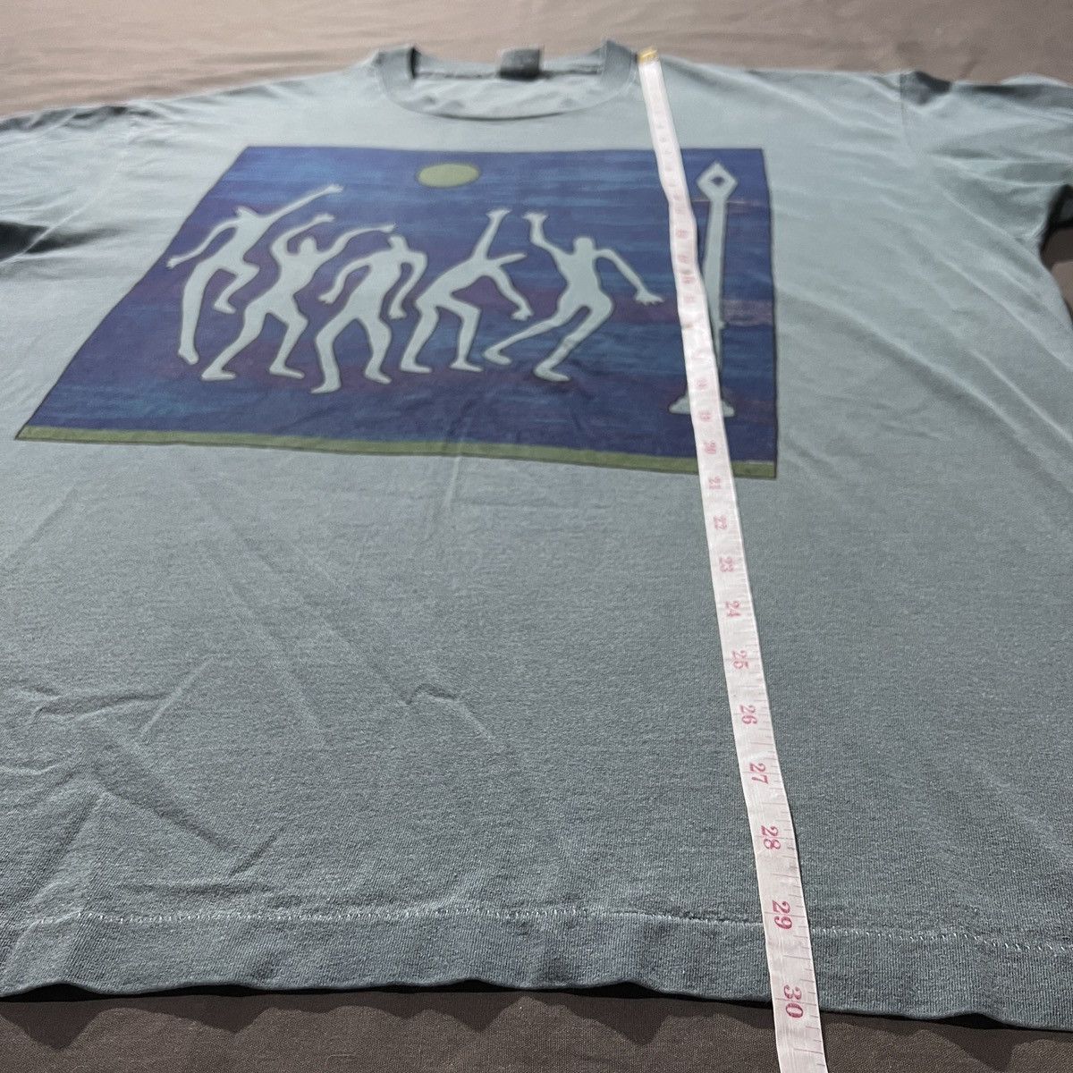 Vintage Vintage 90s Rankine Art Tee 2XL Faded graphic streetwear Size US XXL / EU 58 / 5 - 8 Thumbnail