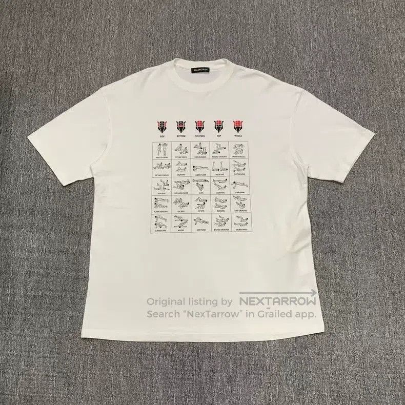Other Balenciaga White gymnast short-sleeve Size US S / EU 44-46 / 1 - 1 Thumbnail
