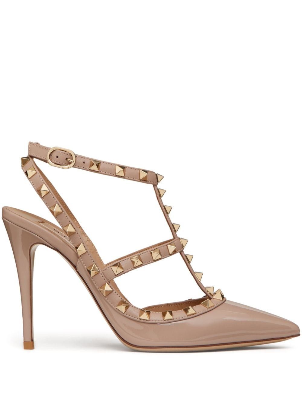 o1s22i1n0924 Rockstud Slingback Pumps in Pink