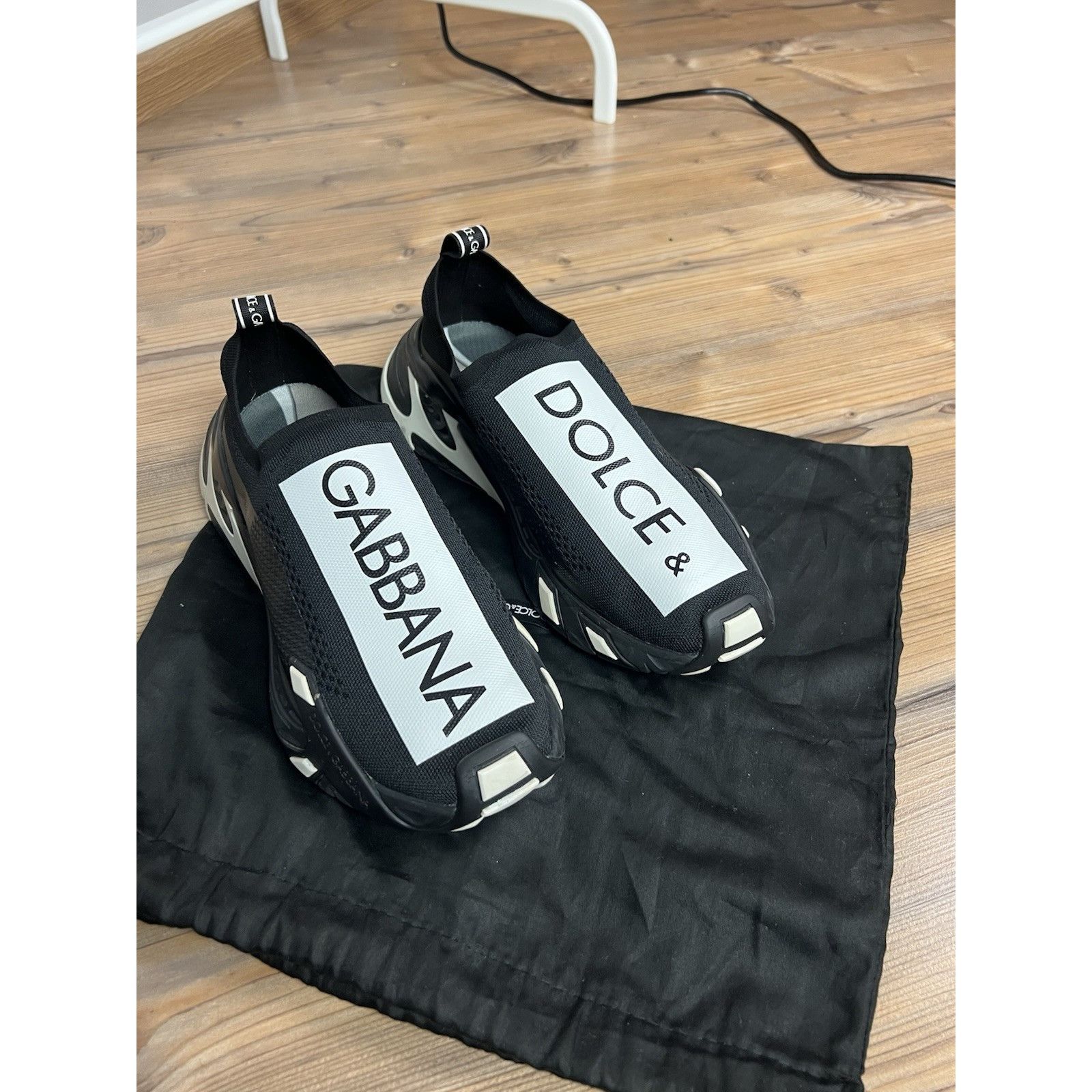 Dolce & Gabbana MINT! Dolce&Gabbana Black Fast Sneakers Size 44.5 / 10.5 Size US 10.5 / EU 43-44 - 8 Thumbnail