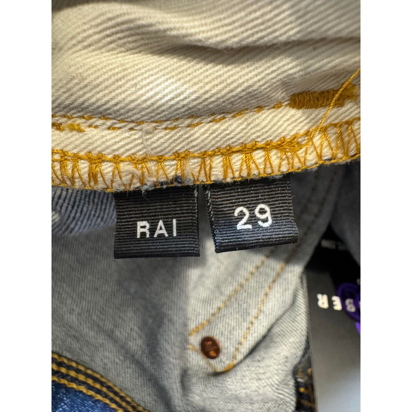 Purple Brand Purple Brand Navy Selvedge Jeans Size US 29 - 4 Thumbnail