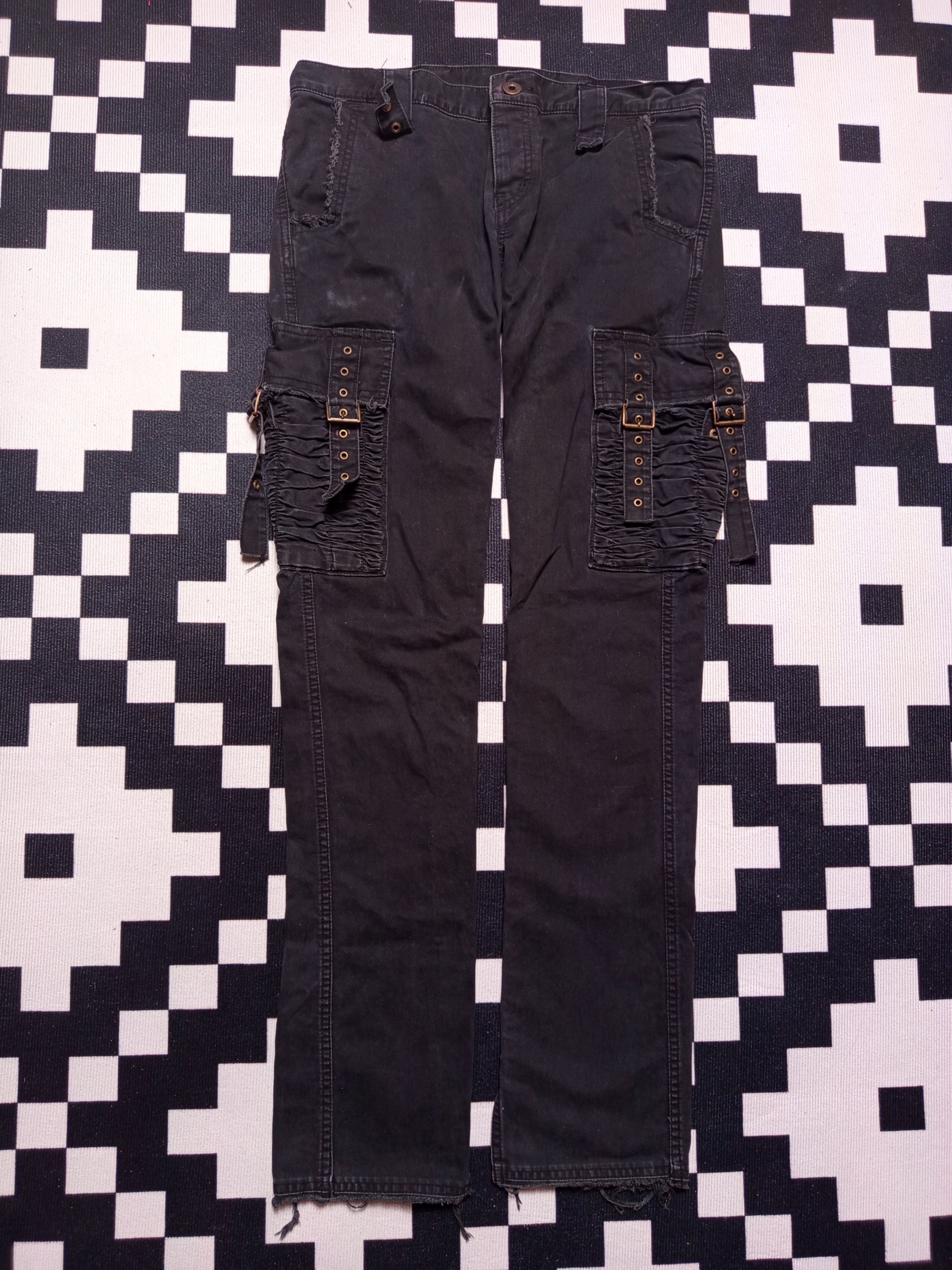 Hysteric Glamour 💥WASHED HYSTERIC GLAMOUR BALENCIAGA STYLE JAPANESE JEANS Size US 30 / EU 46 - 2 Thumbnail