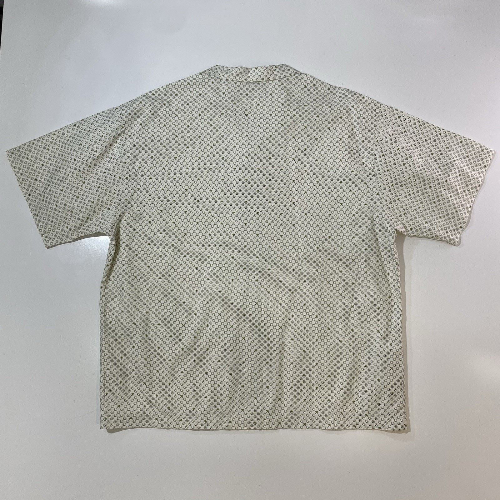 Scotch & Soda VTG 80s 90s Club Shirt Mens XL Baggy Fit Green Circles Skate Size US XL / EU 56 / 4 - 7 Thumbnail