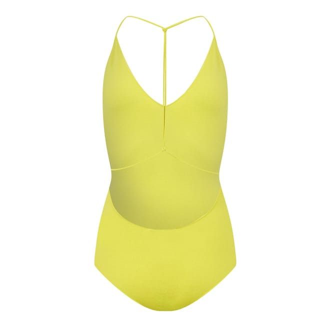 Bottega Veneta Bottega Veneta V-Neck Slim Fit Bodysuit in Green Size M / US 6-8 / IT 42-44 - 2 Thumbnail