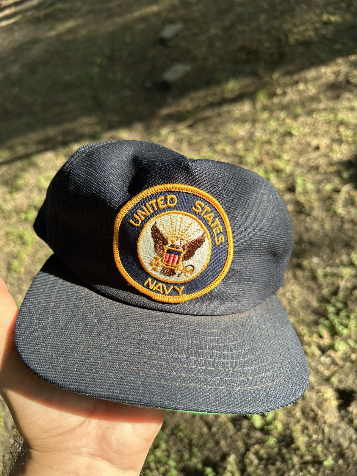 Other Vintage New Era Navy Snap Back Size ONE SIZE - 1 Thumbnail